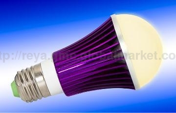 9 w sıcak beyaz anahtarı karartma LED ampul-mor kabuk