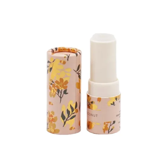 Eco-Friendly Paper Lipstick Container Tube Package
