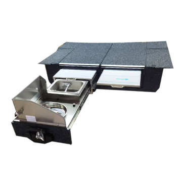 Compact Drawer System for Overland Camping Cars and 4x4 SUVs/Trucks