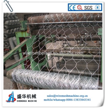 normal and reverse twisted hexagonal wire mesh machine
