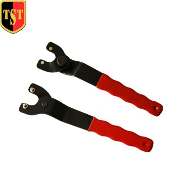 Red/Black Adjustable Spanner Wrench for 10-30mm Angle Grinders