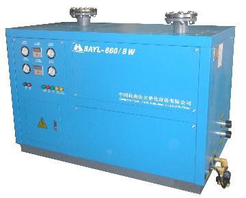 The pre-cooler for the desiccant air dryer and refrigerated air dryer