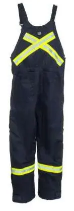 Men`s Navy FR Falher Bib Pants Overalls