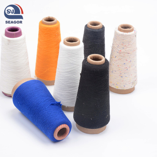 Muitas cores fios para tricô e tecelagem