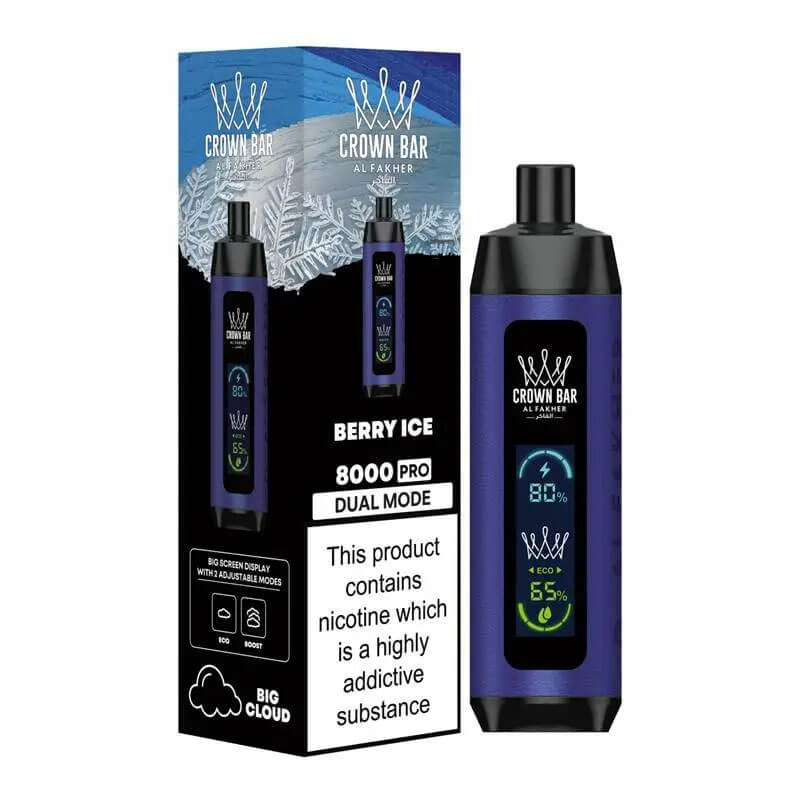 Al Fakher Pro Crown Bar 8000 Vape sekali pakai