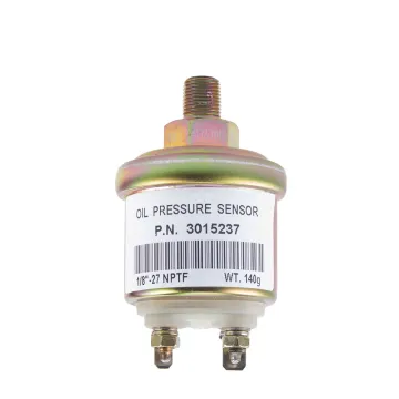 1/8NPT Electric Generator Oil Pressure Sensor - 10mm Screw Size, WK Alarm Switch, VDO Sensor for Diesel Genset Parts