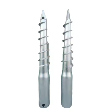 Hot DIP Galvanized Screw Piles Foundation Ground Screws