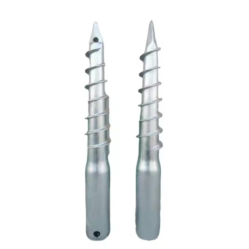 China Hot DIP Galvanized Screw Piles Foundation Ground Screws Factory