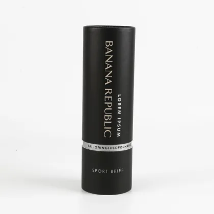 Custom Luxury Clothing Cylinder Favor Packaging Box