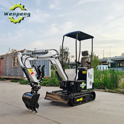 Kubota Engine Mini Excavator 1 Ton Farm Excavator