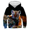 kid's Hoodies Sweatshirt boys and girls Funny 3D Tiger Fashion Brand Animal Printed Hoodie 2020 hot sale