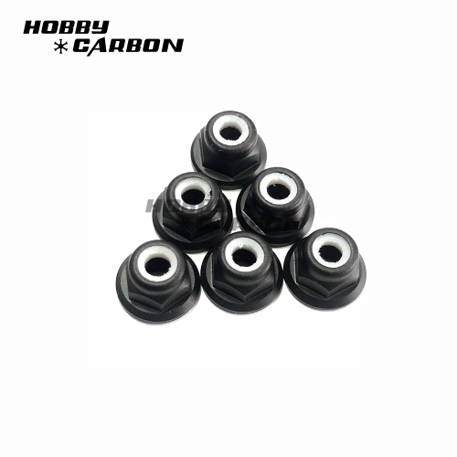 Anodized Aluminum Nylon Lock Nuts by Metric