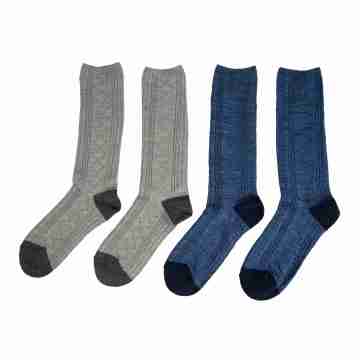 Chaussettes respirantes antibactériennes confortables pour hommes