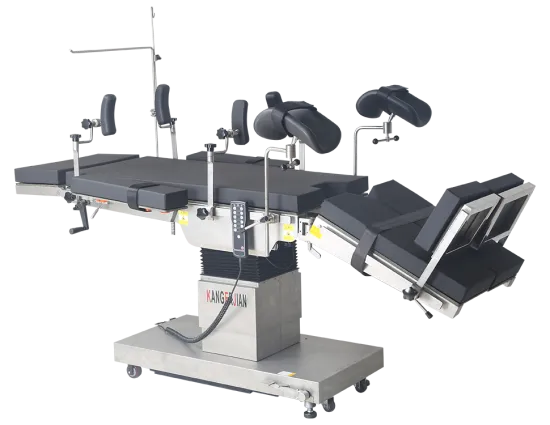 Integrated electric operating table