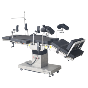 Integrated electric operating table