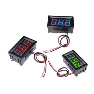 0,56 inch DC Voltmeter 0-100V Drievoudige digitale spanningsmeter