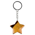 Yellow Tiger Eye Stone 30mm Star Pendant Pendant Keychain