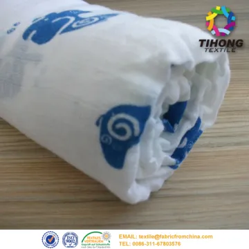 cotton muslin warp fabric for baby