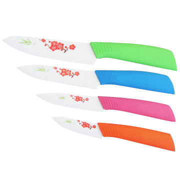 Colorful Ceramic Knife Set, Rust-proof