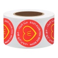 Die Cut Semi Gloss Label Sticker