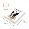 Cahier de poche mignon style chien adorable personnalisé