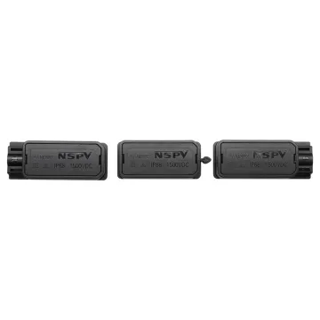 1500V Plastic Solar Junction Box with Solar Cable Connectors