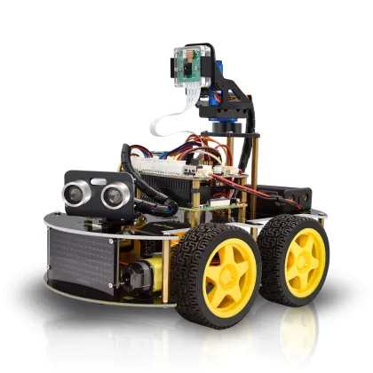 Keyestudio Raspberry Pi 4B Smart Car Robot Kit for Raspberry Pi 4GB/8GB