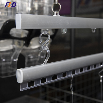 Aluminum Hanging Rail for Supermarket Poster Display - Snap Rail