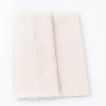 Wholesale Luxury Linen and Poly Sheer Curtains Fabric for Living Room