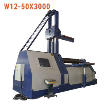 W12-50X3000 CNC Metal Rolling Lenturan Mesin