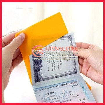 Silicone jelly travel passport protecter cover holder case