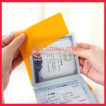 Soft visa holder card cover silicone passport holder