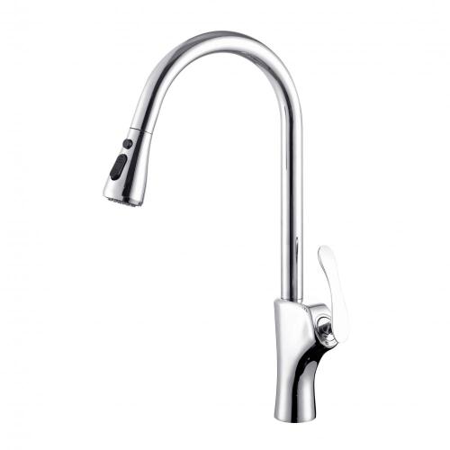 Brass Kitchen Sink Faucets With Pull Down Sprayer