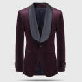 Accepted Corduroy Fabric French Wedding Tuxedo for Men