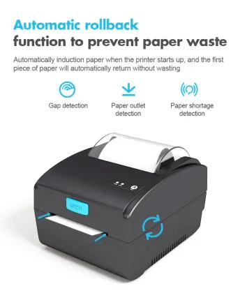 ZJ-8610 Shipping Label Printer - Thermal Sticker Label Printer Machine