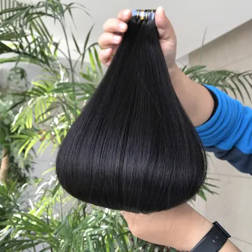 Injected Skin Weft, 26inch Double Drawn Invisible Russian Remy 100 Human Adhesive Tape In Hair Extensions