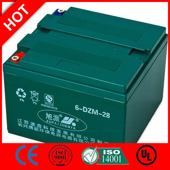 24v battery/XUPAI 6-DZM-28 Battery