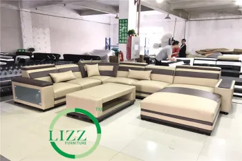 European sofa furniture couch living room furniture leather sofa