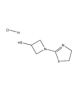 1- (4,5-Дигидро-2-тиазолил) -3-азетидинтиол HCL CAS 179337-57-6