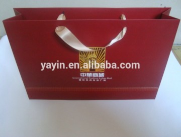 Supply Different Kinds Eco-friendly Reusable Paper Shopping Bag Printed