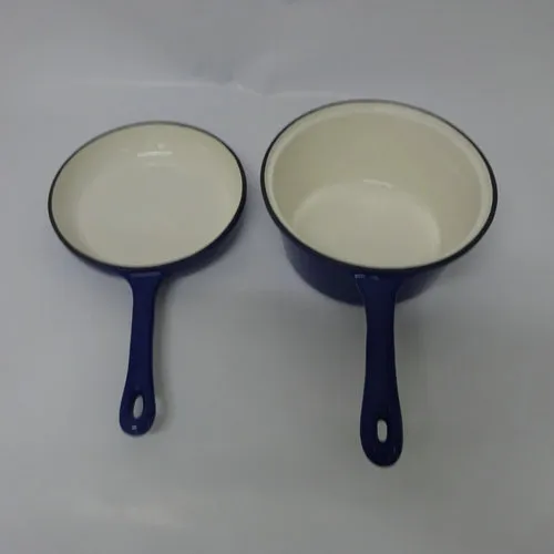 Dark Blue Cast Iron Stewpan Cookware