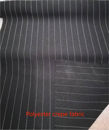 Woven Polyester Crepe Fabric With Lurex