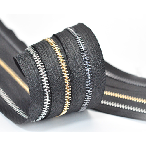 Long Chain Custom Metal Zipper For Clothes