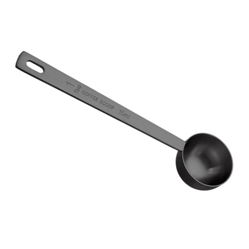 15 ml Waffenschwarz-plattiert Edelstahlkaffee Messung Scoop