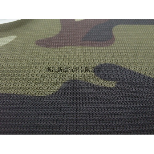 Polyester Knitting Camouflage Fabric for T-shirt