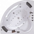 Freestanding Whirlpool Jetted Bathtub 1400mm Whirlpool Spa Corner Bathtub