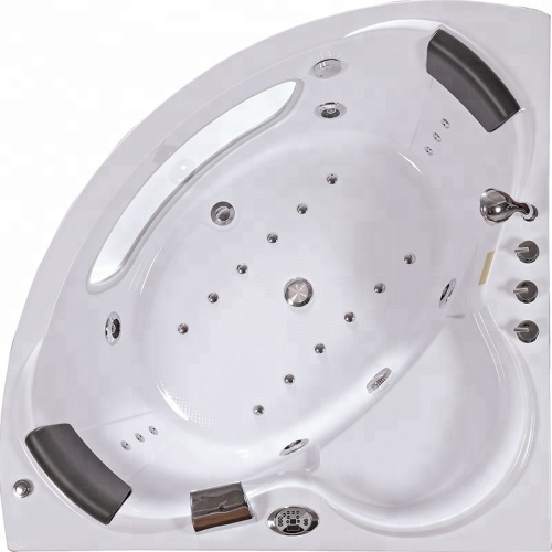 stand alone bath 1400mm Whirlpool Spa Corner Bathtub Supplier