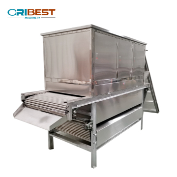 Peeler Bawang Putih Industri: 400 Kg Jenis Rantai Tipe Stainless Steel Mesin Peeling Bawang Bawang Putih