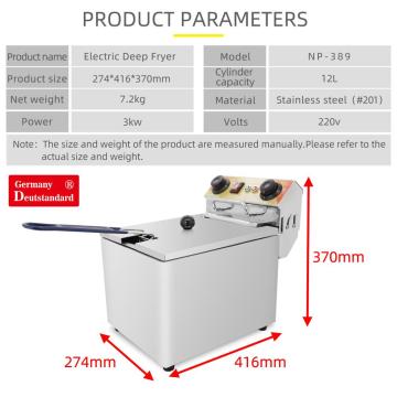 220V /110V Makine Derin Fritöz Churro