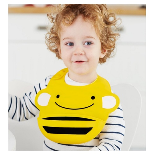 Good Quality Cute Silicone Baby Bib untuk Makan Malam